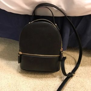NEW BLACK MINI BACKPACK